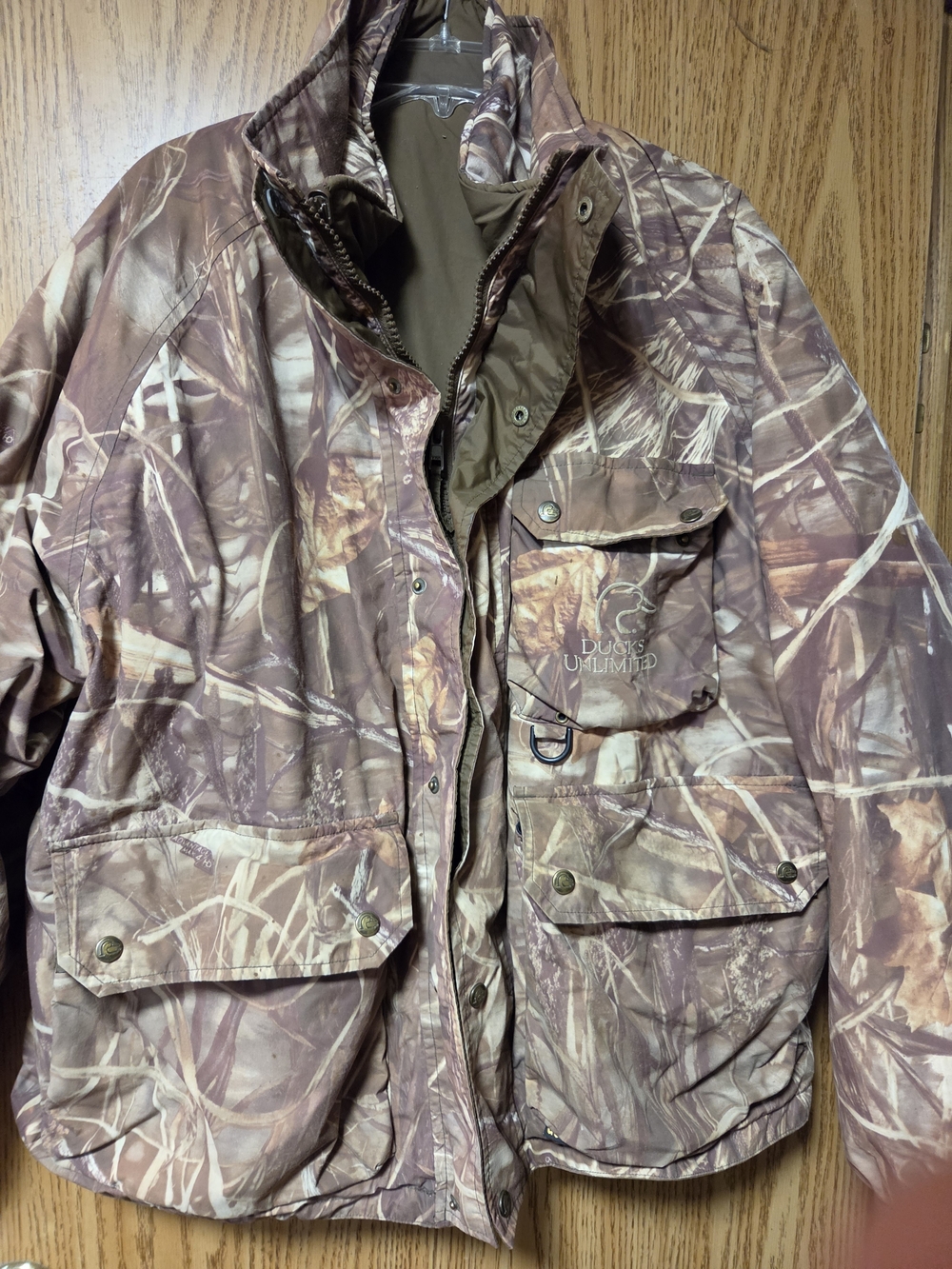 Men’s Brown Realtree Camo Insulated Jacket Ducks Unlimited